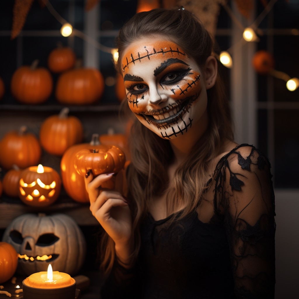 Tuto Maquillage : La Citrouille D’Halloween